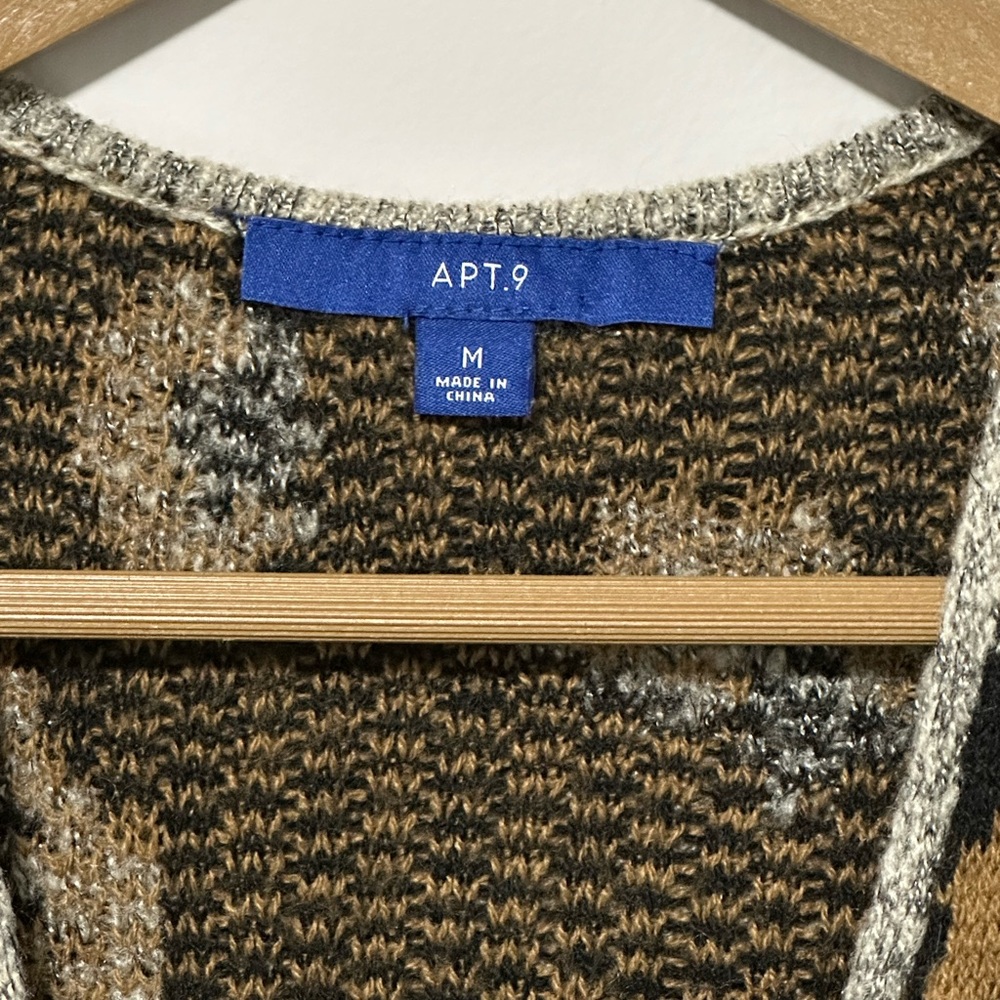 Apt 9 Leopard Print Open Front Cardigan-Size Medi… - image 4